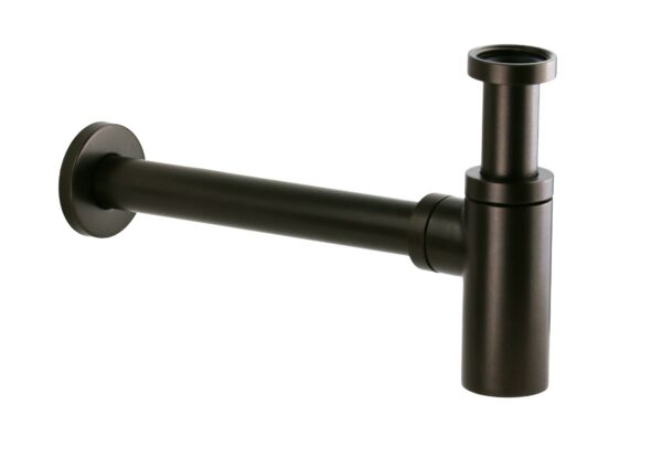 Sifone Arredo modello tondo per lavabo in colore marrone metallizzato SI0000103A5