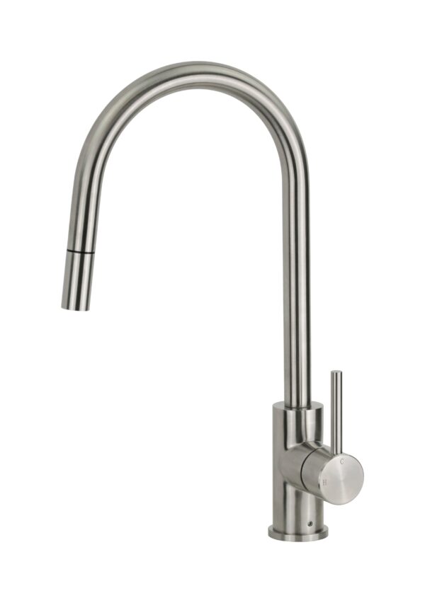Miscelatore lavello cucina in acciaio inox AISI 316 con doccia estraibile automatica MXESMC16CAS - immagine 2