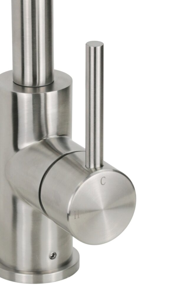 Miscelatore lavello cucina in acciaio inox AISI 316 con doccia estraibile automatica MXESMC16CAS - immagine 5
