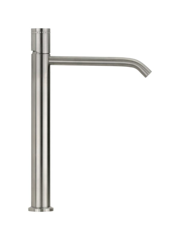 Miscelatore lavabo alto monoforo in acciaio inox con maniglia luxury senza piletta di scarico Oud 25133I - immagine 2