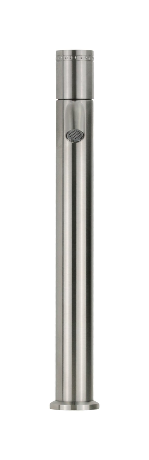 Miscelatore lavabo alto monoforo in acciaio inox con maniglia luxury senza piletta di scarico Oud 25133I - immagine 3