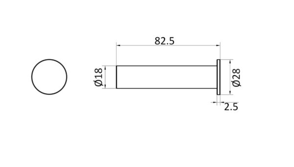 Gancio appendi salviette in acciaio inox AISI316L AC16GA003AS - immagine 2