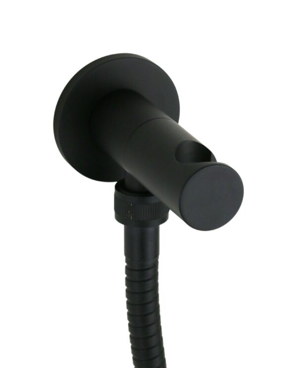 Idroscopino con sistema di comando on-off doccia in ottone colore nero opaco - immagine 5