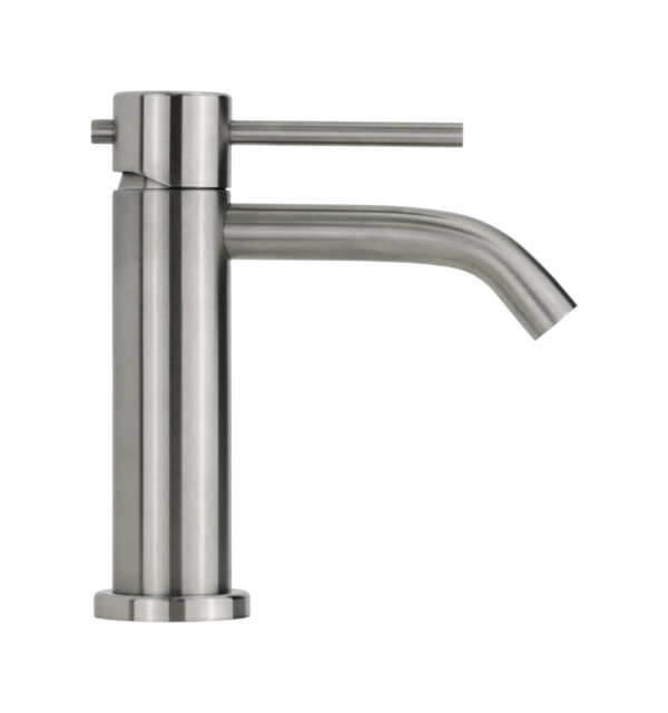 Miscelatore lavabo monoforo in acciaio inox senza piletta di scarico Pollini Marla 24100I - immagine 2