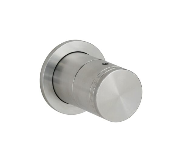 Kit doccia completo con miscelatore meccanico e deviatore 2 vie in acciaio inox maniglia luxury Pollini Oud 25235I - immagine 6