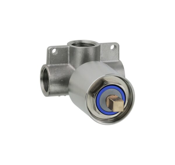 Kit doccia completo con miscelatore meccanico e deviatore 2 vie in acciaio inox maniglia luxury Pollini Oud 25235I - immagine 7