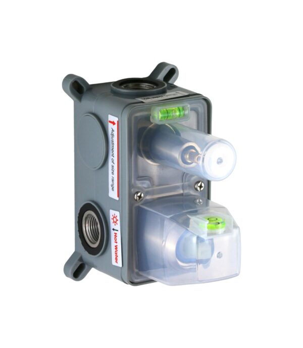 Kit doccia completo modello tondo in acciaio AISI 316 con braccio doccia a soffitto Jessy Steel MY107I260AS - immagine 2