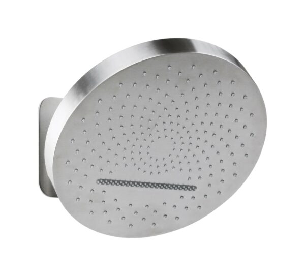 Kit doccia completo modello tondo in acciaio AISI 316 con soffione doccia a incasso Jessy Steel TY840I260AS - immagine 8
